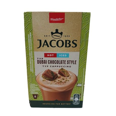 کاپوچینو با طعم دبی شکلات JACOBS جاکوبز 8 ساشه