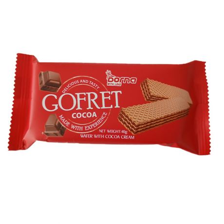 ویفر با کرم کاکائویی GOFRET درنا 40 گرمی