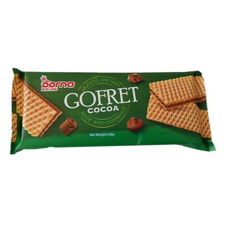 ویفر با کرم کاکائویی GOFRET درنا 160 گرمی
