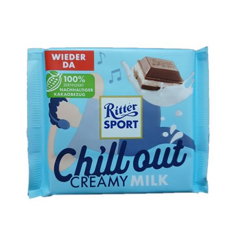 شکلات کرم شیری Ritter Sport ریتر اسپرت 100 گرمی