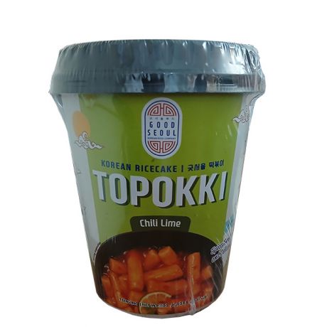 توپوکی (کیک برنج کره ای) TOPOKKI با طعم تند لیمویی 113 گرمی