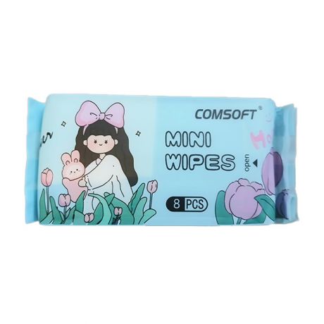 دستمال مرطوب Mini Wipes کوچک 8 عددی 