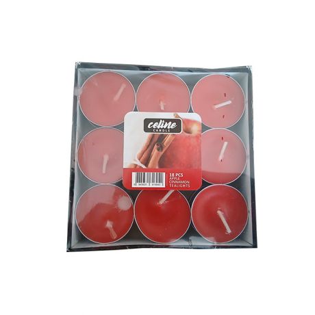 شمع وارمر با رایحه سیب و دارچین celine سلین 18 عددی