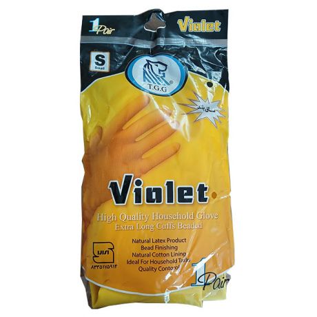 دستکش ساق بلند سایز کوچک ویولت