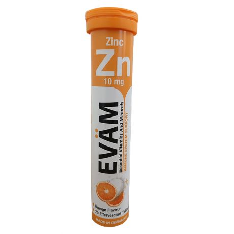 قرص جوشان Zinc EVAM زینک 82 گرمی 