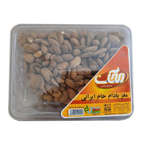 مغز بادام خام ایرانی محک 190 گرمی