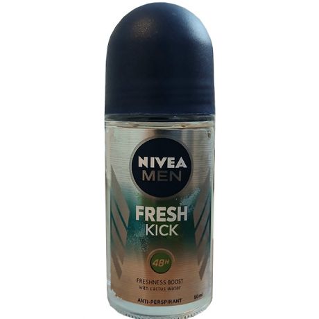 مام رول مردانه ضد تعریق NIVEA FRESH KICK نیوآ 50 میلی