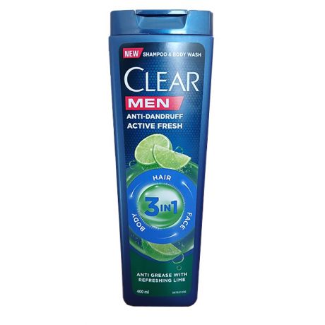 شامپو مردانه 1*3 ضدشوره CLEAR کلیر 400 میلی
