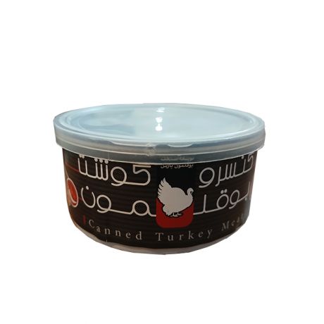 کنسرو بوقلمون پارس با طعم دود و فلفل 180 گرمی 