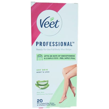 نوار موبر ویت Veet مناسب برای پوست خشک 20 عددی
