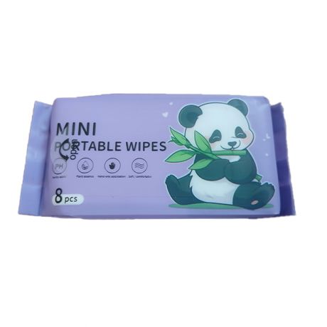 دستمال مرطوب Mini Wipes کوچک 8 عددی 