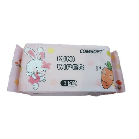 دستمال مرطوب Mini Wipes کوچک 8 عددی 