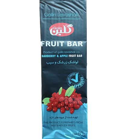 لواشک زرشک و سیب گلین 60 گرم