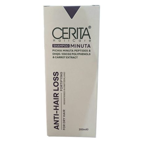 شامپو موهای خشک ضد ریزش MINUTA CERITA سریتا 200 میلی