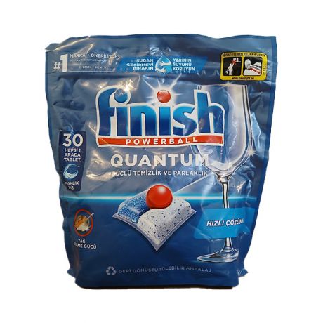 قرص ماشین ظرفشویی finish QUANTUM  فینیش 30 عددی