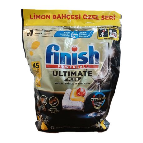 قرص ماشین ظرفشویی finish ULTIMATE PLUS  فینیش 45 عددی