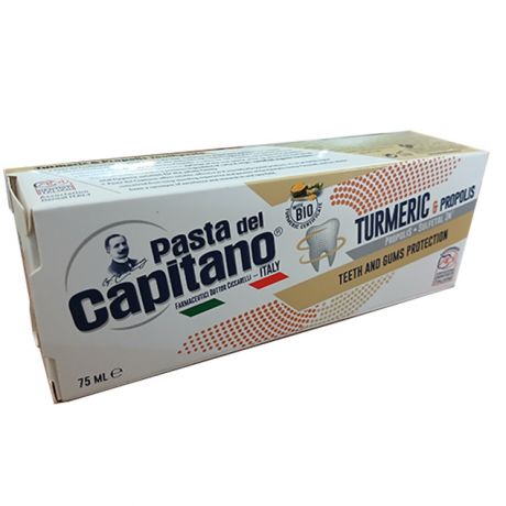خمیردندان زردچوبه Pasta del Capitano کاپیتانو 75 میلی