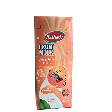 شیرمیوه پرتقالی کاله 200 میلی