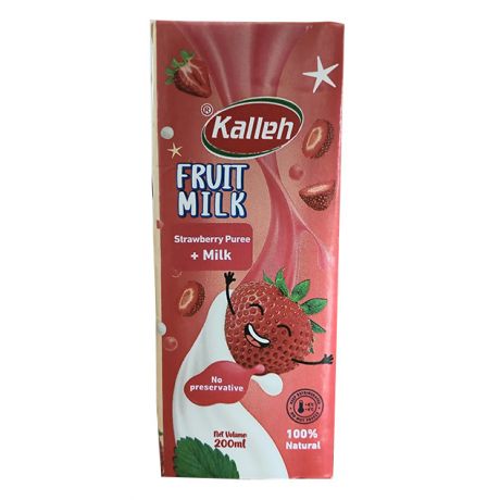 شیرمیوه توت فرنگی کاله 200 میلی