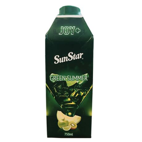 آبمیوه میکس سیب لیمو کیوی طالبی سان استار 750 میلی لیتر