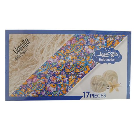 پشمک وانیلی حاج عین الله 17 عددی