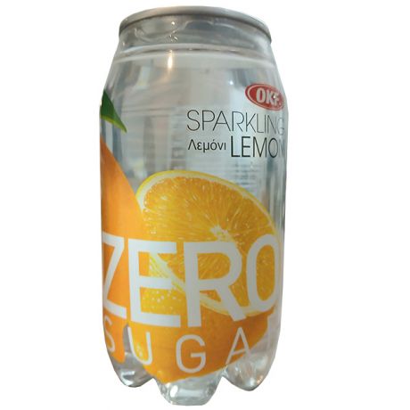 نوشابه گازدار بدون شکر لیمویی OKF او کی اف 350 میلی