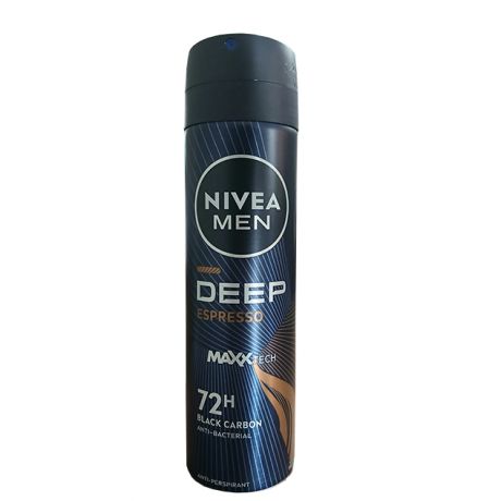 اسپری بدن مردانه Deep Espresso NIVEA ضد تعریق 150 میلی 