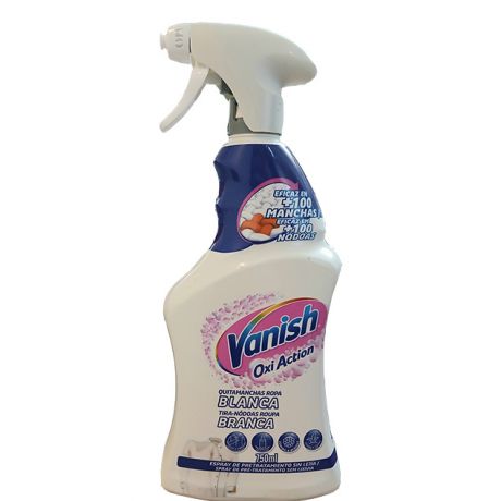 اسپری لکه‌ بر لباس سفید Vanish Oxi Action Blanca ونیش ۷۵۰ میل