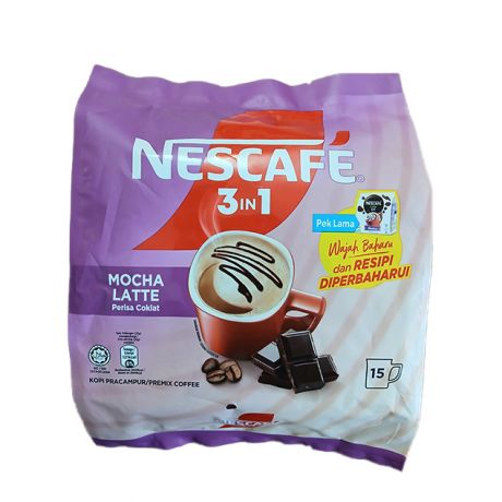 قهوه (1*3) NESCAFE Mocha Latte نسکافه 15 ساشه 