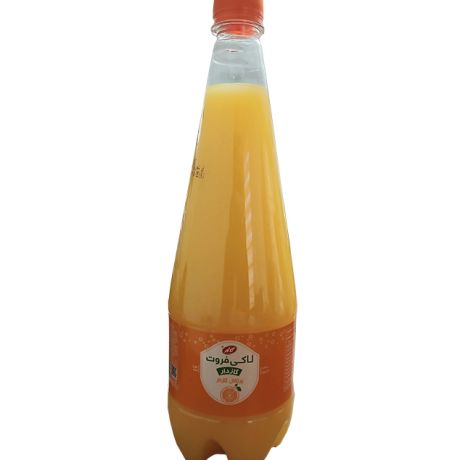 لاکی فروت گازدار پرتقالی کاله 1 لیتری