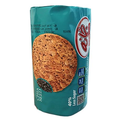 بیسکویت دانه چیا جمانه 165 گرمی