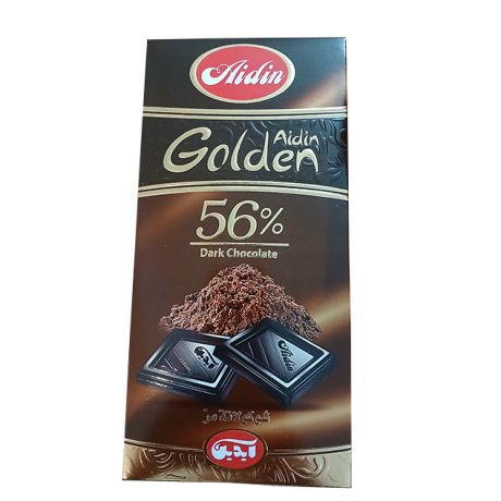 شکلات تلخ 56 درصد Golden Aidin آیدین 100 گرمی