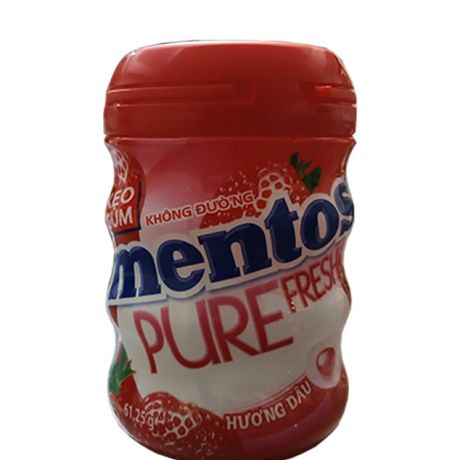 آدامس توت فرنگی mentos Pure Fresh منتوس 61.25 گرمی