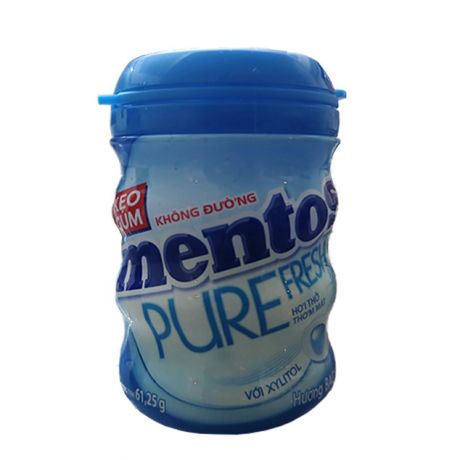 آدامس نعنایی mentos Pure Fresh منتوس 61.25 گرمی