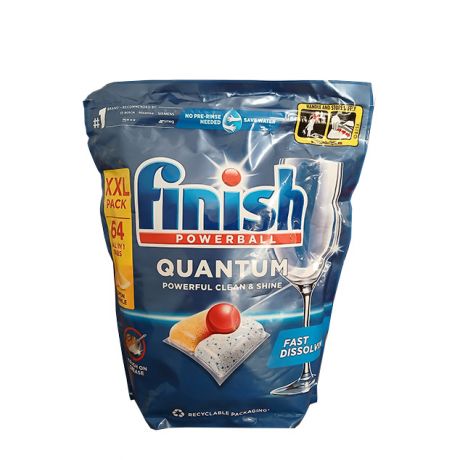 قرص ماشین ظرفشویی finish کوانتوم 64 عددی 