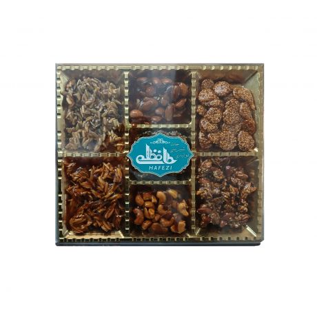 سوهان عسلی کادوئی 7 مغز کریستال حافظی 