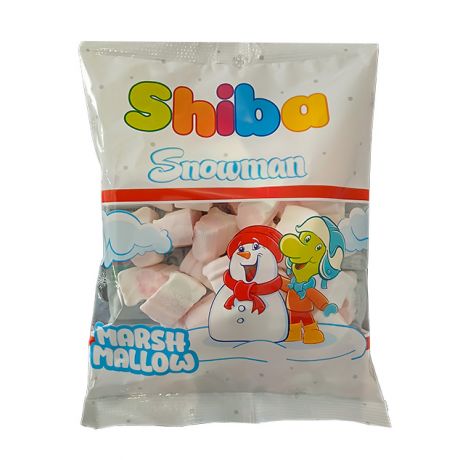 مارشمالو Snowman آدم برفی شیبا 100 گرمی