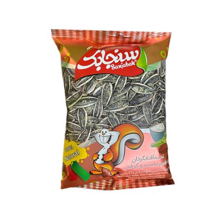 تخمه آفتابگردان با طعم ماست و کرفس سنجابک 100 گرمی