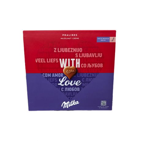 شکلات پذیرایی milka With Love میلکا 110 گرمی