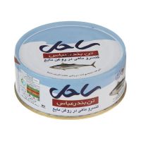 کنسرو ماهی تون در روغن مایع ساحل 120 گرمی