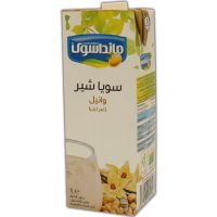 سویا شیر مانداسوی با طعم وانیل 1 لیتری