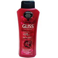 شامپو قرمز GLISS مخصوص موهای رنگ شده حجم 525 میلی