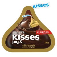 شکلات شیری KISSES هرشیز تعداد 33 عددی