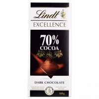 شکلات تلخ لینت 70 درصد مدل DARK CHOCOLATE مقدار 100 گرم