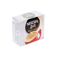 قهوه فوری نسکافه بدون قند 2 در 1 ساشه ای 20 عددی