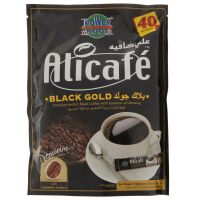 پودر قهوه فوری علی کافه black gold بسته 40 عددی