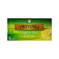 چای سبز کیسه ای با طعم لیمو توینینگز 25 عددی