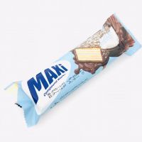 ویفر روکش دار کاکائویی با طعم نارگیل ماکسی شیرین عسل 30 گرم