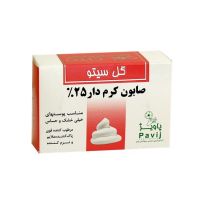 صابون کرم دار 25% گل سیتو 125 گرم