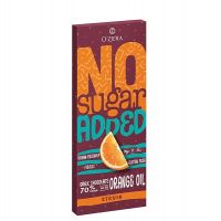 شکلات تلخ پرتقالی بدون شکر OZERA اوزرا 90 گرم